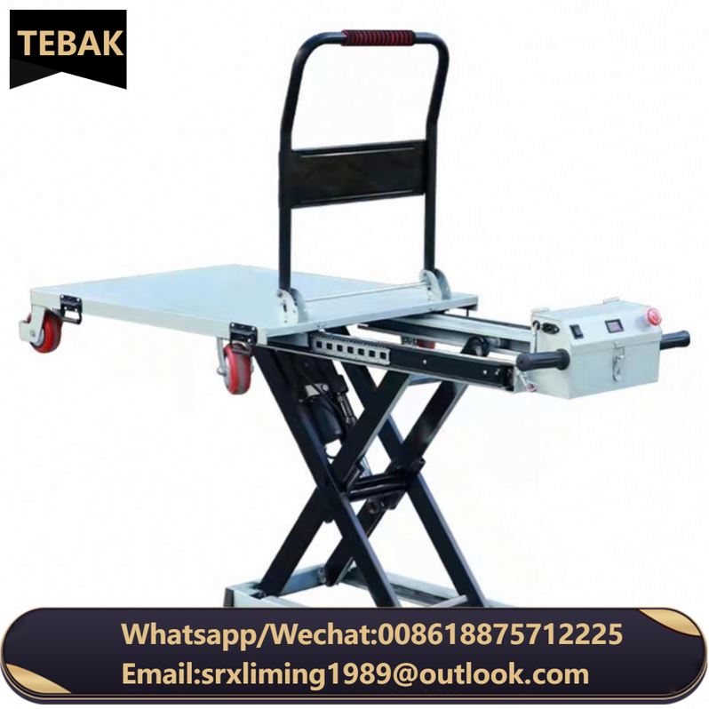 Hydraulic Lifting Getting on and Off Following the Vehicle for Loading and Unloading Thickened Scissor Forks One Key Lifting