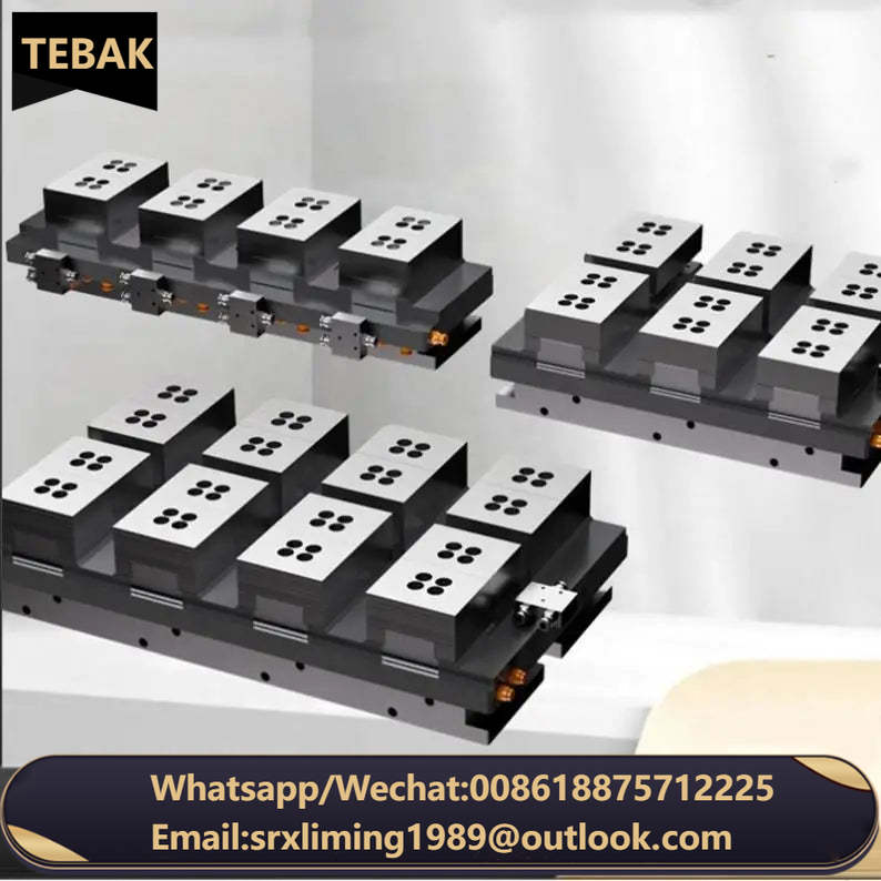 Multi-station Clamping WS-Q80 Pneumatic Bench Vise Fixture Hydraulic Parallel Bench Pliers Industrial Grade Multi-function