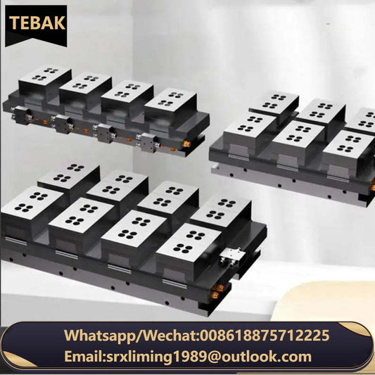 Multi-station Clamping WS-Q80 Pneumatic Bench Vise Fixture Hydraulic Parallel Bench Pliers Industrial Grade Multi-function