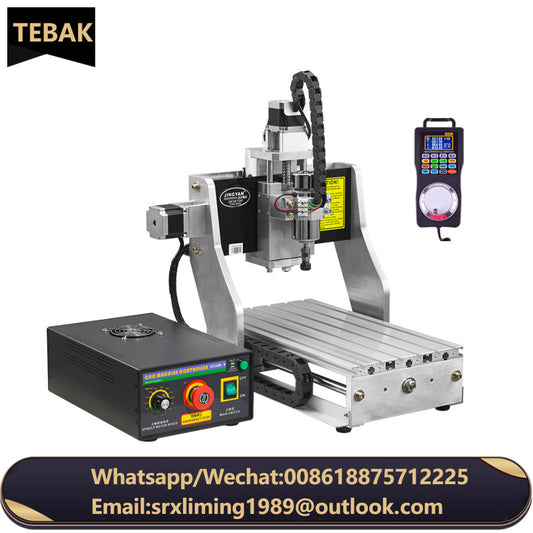 TEBAK JY-16 3020 800W Industrial Engraving Drilling Machine with Handwheel 300*200mm Carving Size 3 Axis 4 Axis