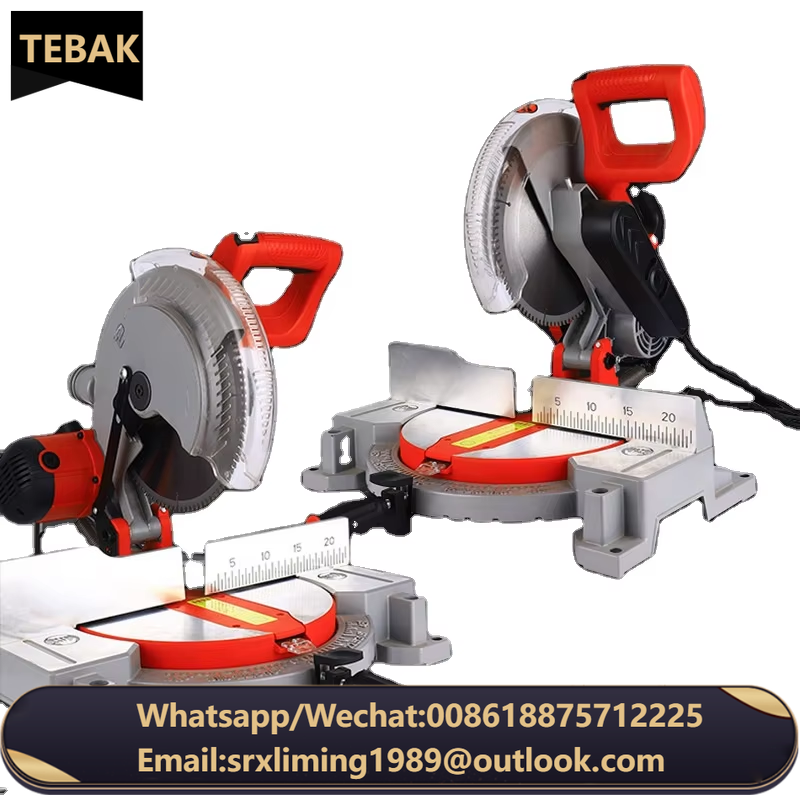 TEBAK High Quality Miter Saw With Lower Price 10inch Miter Saw Power Tools 0-45 Degrees Adjustable Angle