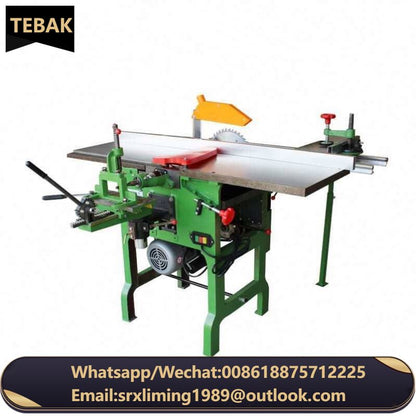 Push-Table Multi-Functional Woodworking Multi-Purpose Machine Tool Electric Planer Planer Equipment Punching Planer Square H