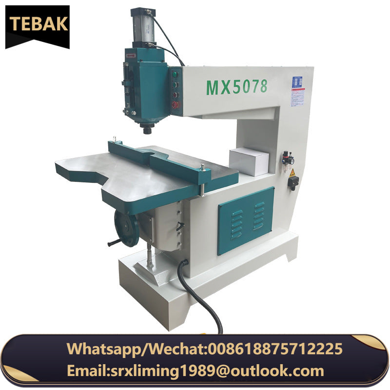 A TEBAK MX5068/5078 Wood Router Machine 3/4kw High Speed Spindle Milling Shaper Spindle Moulder Machine Vertical Shaper Pin Router