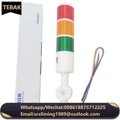 PT50-3T-J LED Three-color Alarm Light Folding Multi-layer Warning Light Waterproof Dust-proof Multi-function Warning Light