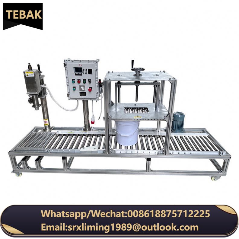 XSH-7 TEBAK Explosion-proof System of Paint Putty Packaging Filling Machine 2 Heads