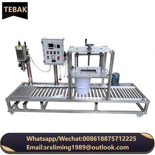 XSH-7 TEBAK Explosion-proof System of Paint Putty Packaging Filling Machine 2 Heads