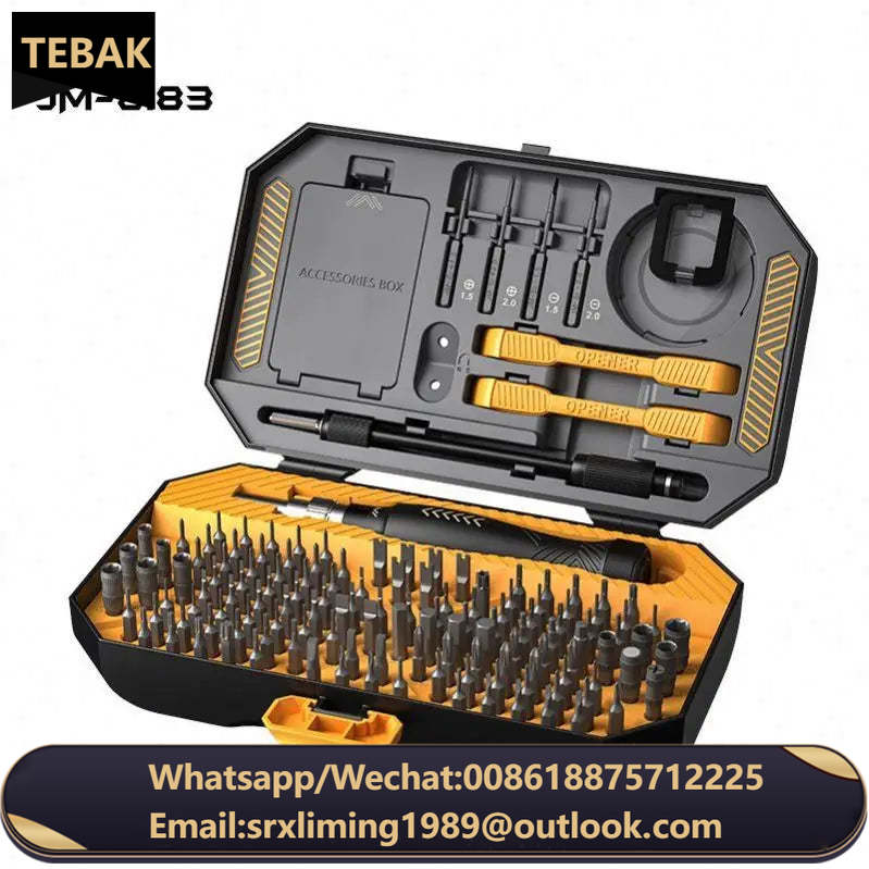 Mobile Phone Computer Repair Tools 145 in 1 Manual Professional Multi-purpose Tool Screwdriver Screw Bit Set JM-8183 With Box