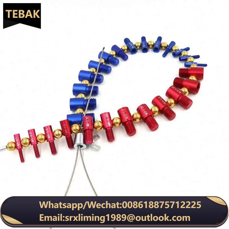 TEBAK 26PCS Male/Female Thread Identifier Gauges Nut & Bolt Thread Checker Set Inch and Metric Nuts Thread Identifier