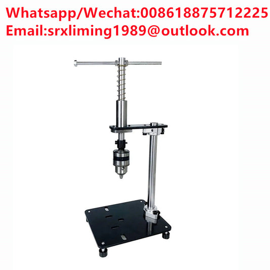 Manual Tapping Machine Small Vertical Desktop Tapper Adjustable T-Handle Tap Holder Wrench B12 1.5-10MM Chuck