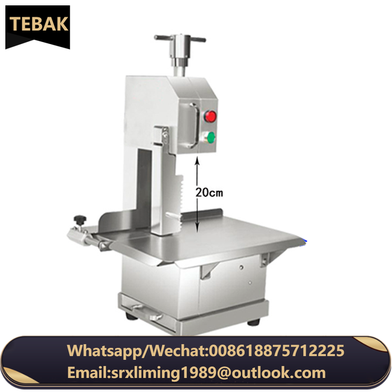 TEBAK Food Processing Machine Stainless Steel Electric Bone Saw Meat Bone Sawing Cutting Machine With Imported Blade