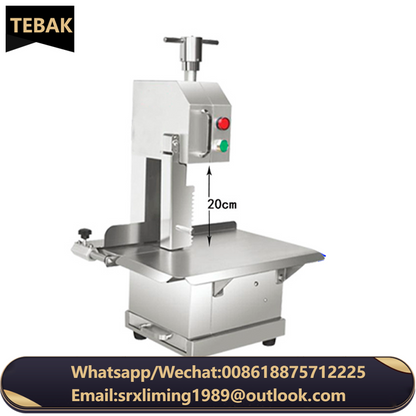TEBAK Food Processing Machine Stainless Steel Electric Bone Saw Meat Bone Sawing Cutting Machine With Imported Blade