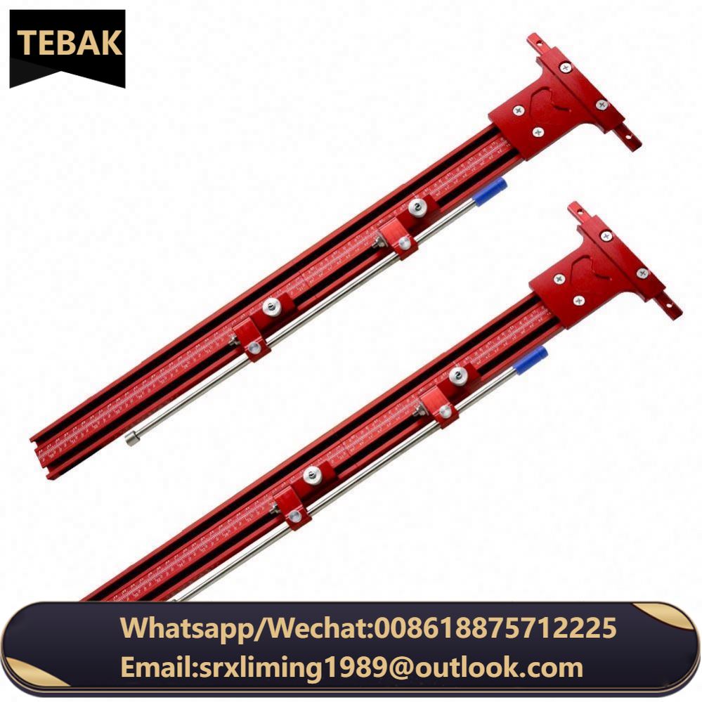 TEBAK Wood Working Tool Parallel Guide Rail System Woodworking Aluminum Guide Rail Joining Set Alloy Circular Saw Track Set