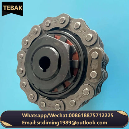 TEBAK TL700-2 100Nm Friction Safty Chain Coupling High Torque Torque Limiter Clutch