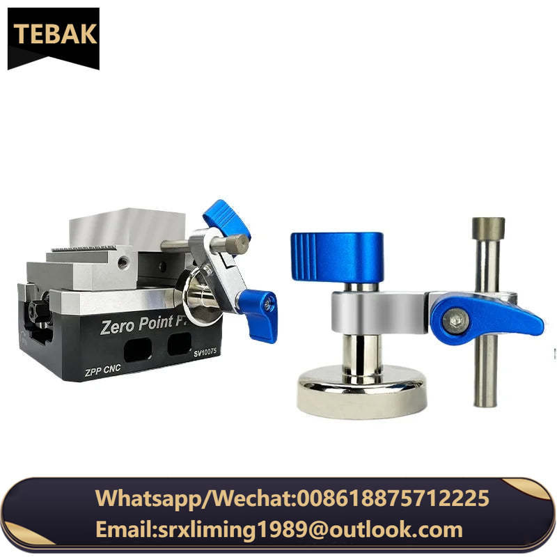 Self Centering Vice Vise Magnet Locator Positioner CNC Workpiece Locator Auxiliary Parallel Magnetic Suction Auxiliary Vise Vice