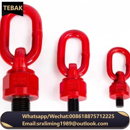 Eye Bolt Alloy Steel Swivel Hoist Ring Universal Lifting Ring 360-degree Rotary Lifting Ring Screw Mold Connection Bolt
