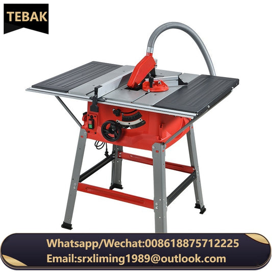 TEBAK Woodworking Precision Push Saw Dust-free Table Saw Open Board Mini Electric Wood Cutting Saw Machine Table Saw