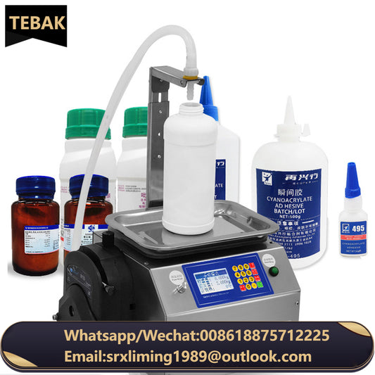 CSY-L13 High-Precision Liquid Water Beverage Plastic Bottle Filling Machine Single Head Oil Juice Semi Automatic Small Business