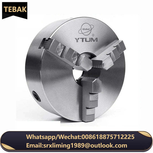 K11-165 165MM 3 Three Jaw Self-Centering Chuck  Lathe Chuck Manual Scroll Chuck Manual Type Accessories