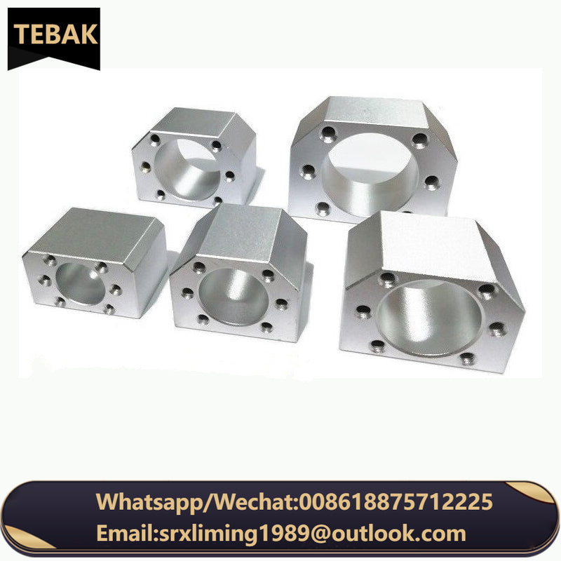 TEBAK D-01 SFU1605 1610 Ball Screw Nut Housing DSG12H 16H 20H 32H 40H Aluminium Alloy Ballscrew Nut Housing Bracket Holder Fit
