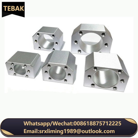TEBAK D-01 SFU1605 1610 Ball Screw Nut Housing DSG12H 16H 20H 32H 40H Aluminium Alloy Ballscrew Nut Housing Bracket Holder Fit