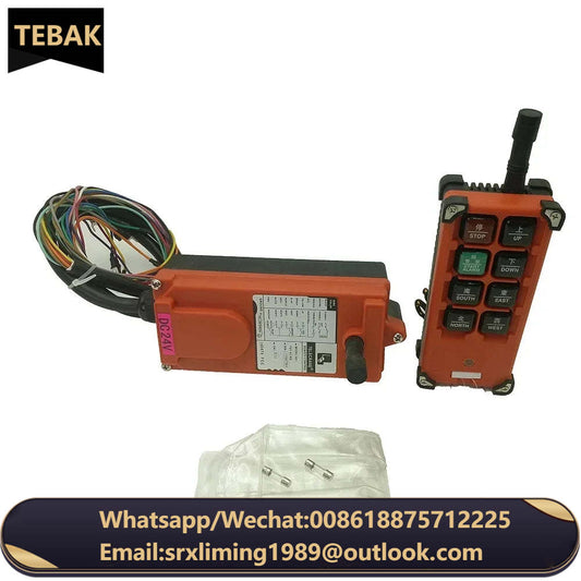 24V Industrial remote controller switches Hoist Crane Control Lift Crane 1 transmitter + 1 receiver F21-E1B