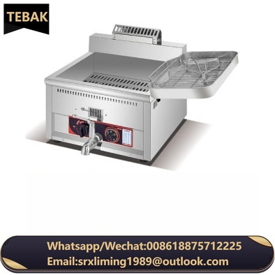 Industrial Deep Fryer Machine Double Cylinder Screen Burger Restaurant Fryer Restaurant Equipment Thickened Batch Hair Fryer