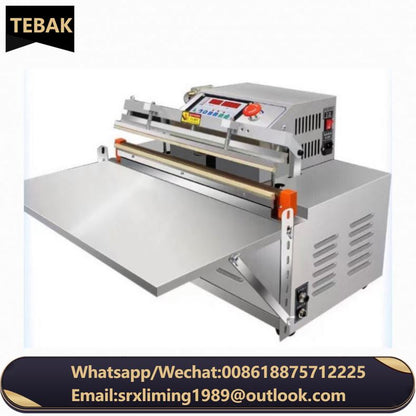 TEBAK Single Chamber Inflating Gas Food Meat Pumping Fruit Vegetable External Vacuum Packaging Machine