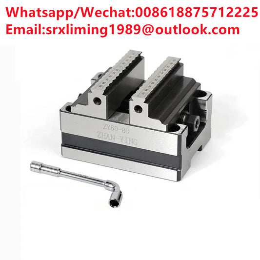 Precision ZY60-80 Four Axis Five Axis Turntable Fixture Self Centering CNC Vise CNC Machining Center Concentric Flat Nose Pliers