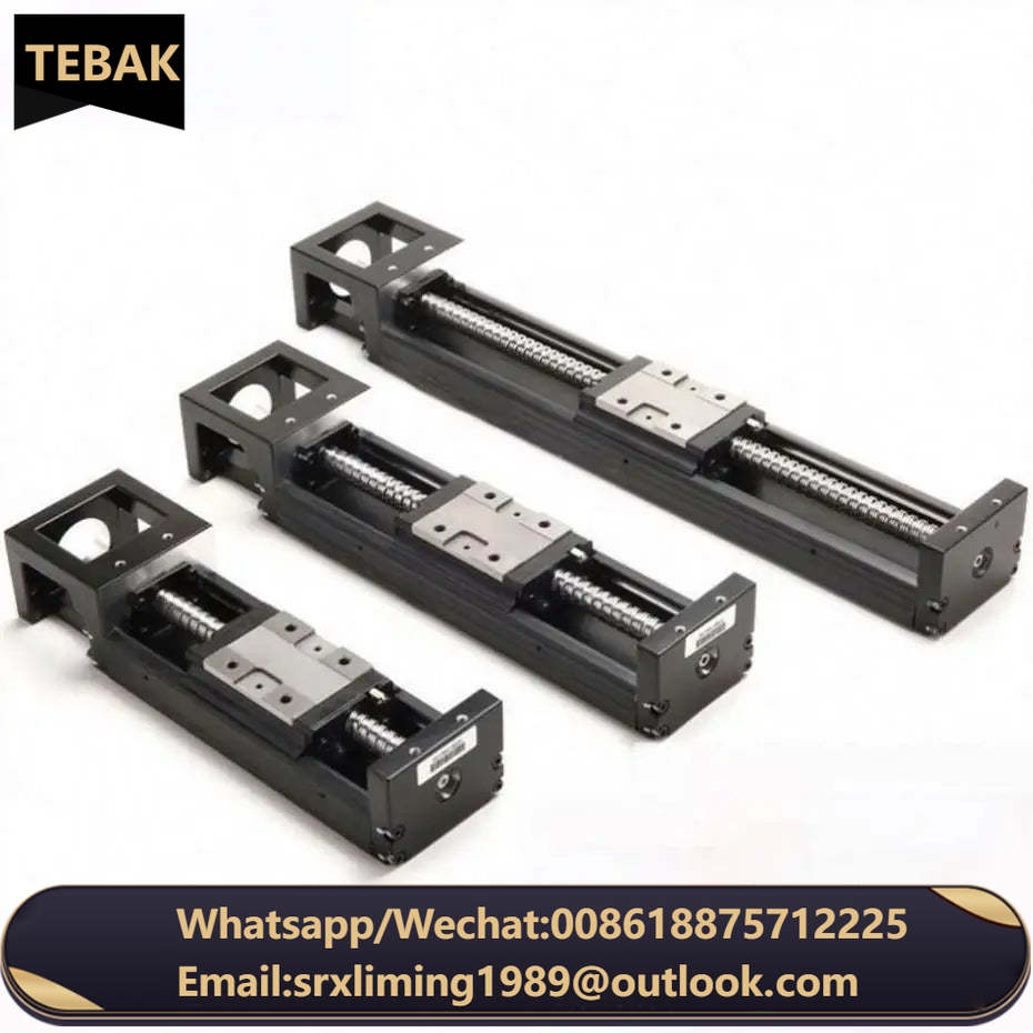 TEBAK High Precision Ball Screw Driven Linear Slide Module Cnc Motion Control System Motorized Linear Slide Guide Table