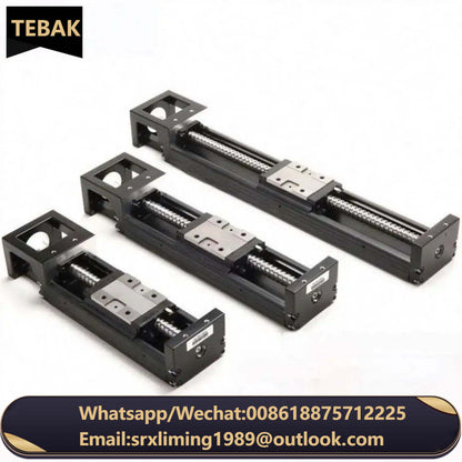 TEBAK High Precision Ball Screw Driven Linear Slide Module Cnc Motion Control System Motorized Linear Slide Guide Table