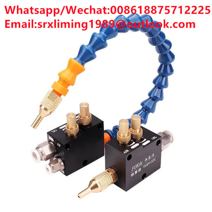 Pneumatic lathe machining cooling sprayer milling machine cutting fluid universal engraving machine sprayer water pipe oil pump
