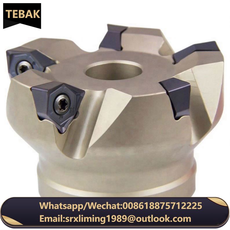 Anti-tooth Milling Cutter Cutting Tools KM12 RAP BAP Indexable Shoulder Face Milling Cutter for Milling Inserts Apmt