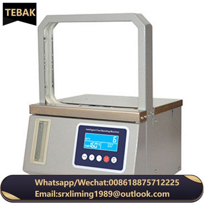 Tape Banding Automatic Hot Melt OPP Tape Banding Machine Supermarket Vegetable Strapping Machine Fast Binding Machine