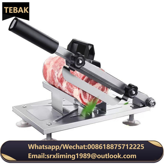 Home Cooking Hot Pot Shabu BBQ Manual Frozen Meat Vegetable Fruit Stainless Steel Meat Beef Mutton Roll Slicer Cutter