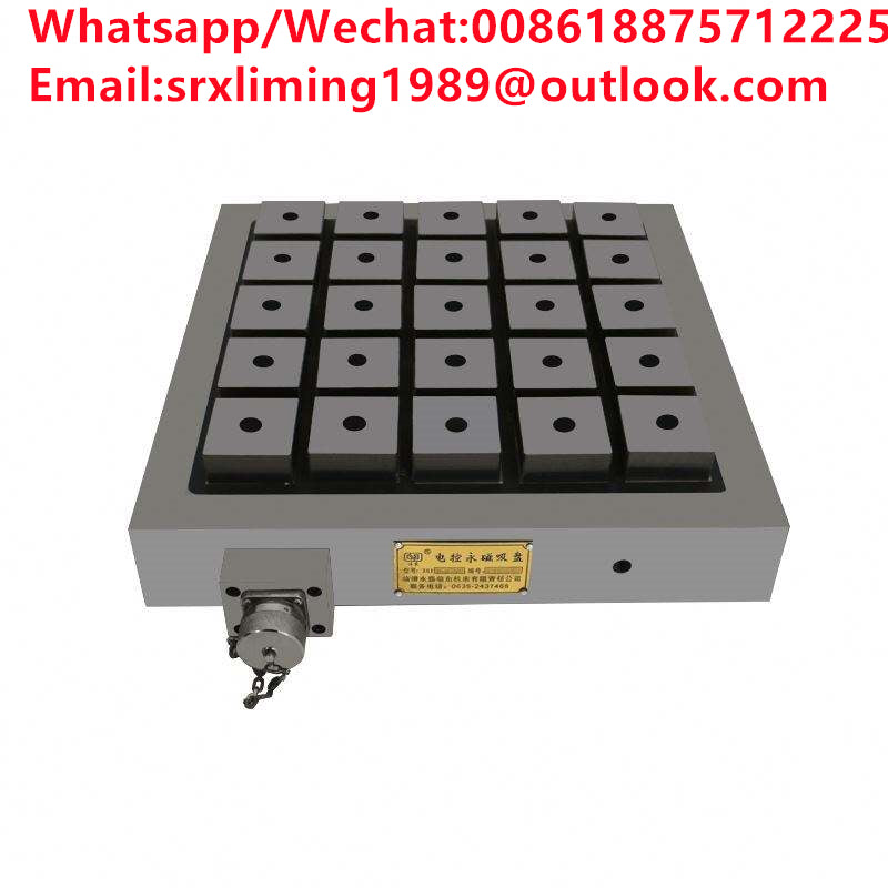 TEBAK Customized Controlled Permanent Magnetic Chuck Workholding Magnet Sucking Disc Table X61 for CNC Machining Centers