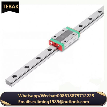 TEBAK D-22 Stainless Steel Linear Rail MGN12 MGN12H Linear Guide Carriage Block