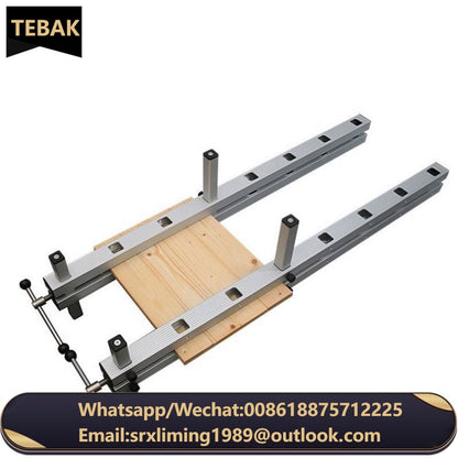 TEBAK XC-1 Aluminum Alloy Wood Splicing Clip Woodworking Auxiliary Fixture Splicing Board Positioning Panel Strong Fixed Clip