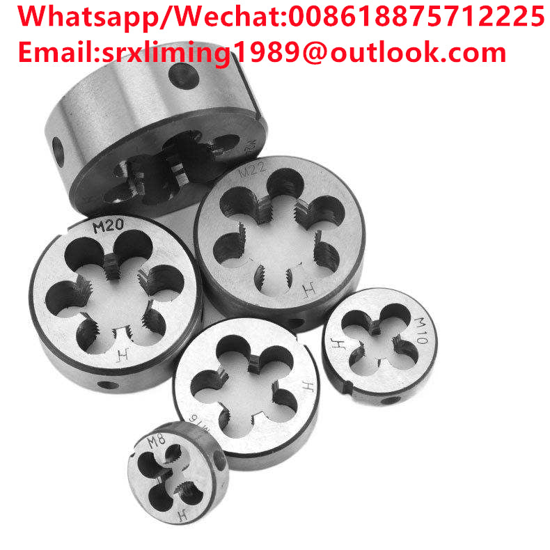 M3 M6 M8 M10 ISO Standard Round Dies Thread Rolling Dies M1-M52 Thread Cutting Round Dies