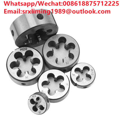 M3 M6 M8 M10 ISO Standard Round Dies Thread Rolling Dies M1-M52 Thread Cutting Round Dies
