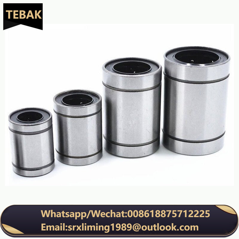 TEBAK D-26 Linear Bush Bearing LME8UU LM8UU LM10UU LM12UU LM13UU LM16UU LM20U LM25UU LM30UU Linear Shaft Stroke Ball Bearing