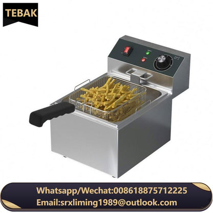 Custom Size High Quality Electric Deep Fat Fryer Multifunctional Commercial Fryer Rapid Heating up Fryer Machine