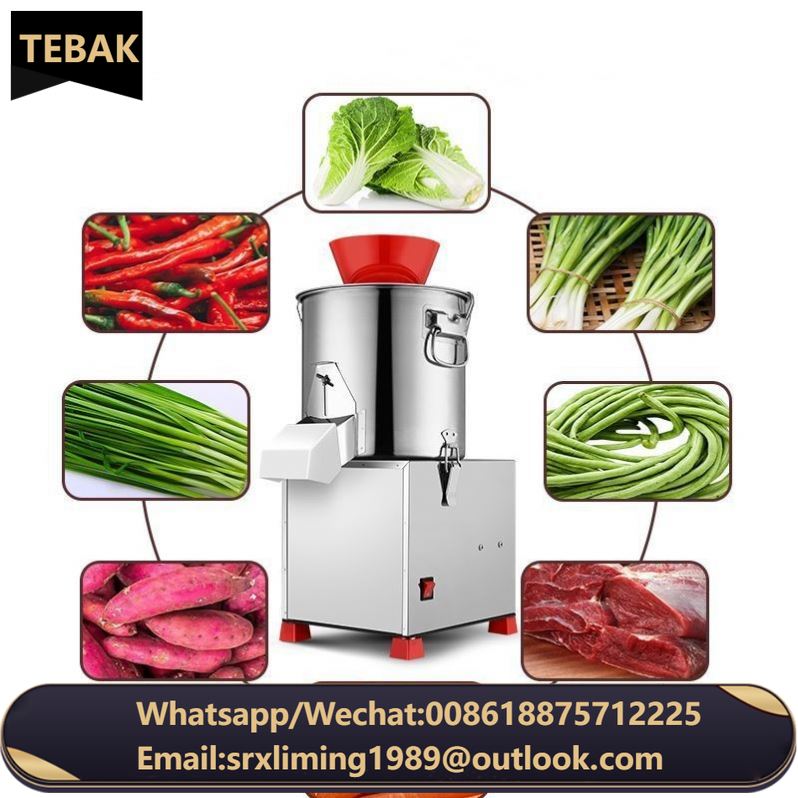 Cutting Machine Vegetable Chopper Electric Meat Grinder Stainless Steel Vegetable Chopping Machine Commercial Vegetable Crusher