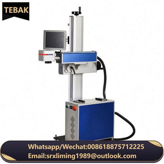 SY9 3/5/10W Metal Fiber Laser Marking Machine Metal Battery Case Coding Cable Production Line Logo Engraving Machine