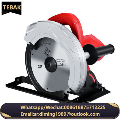 TEBAK Industrial Portable Electric Table Saw Household Circular Power Saws Blade Woodworking Aluminum Sawmill Power Saws