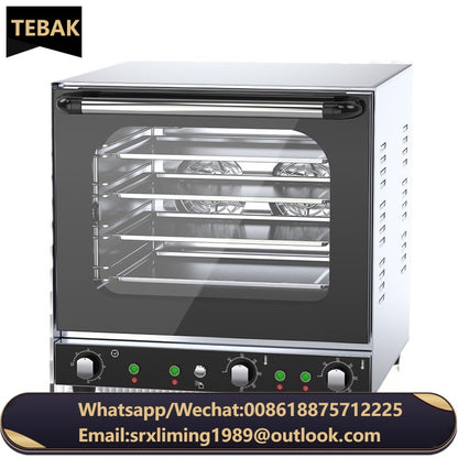 TEBAK Countertop Bread Cake Electric Industrial Bread Baking Convection Oven Industrial Bread Baking Machine