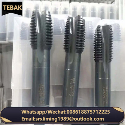 TEBAK Factory Supplier Machine Apex Tap DIN376 square Thread Tap DIN371 HSSE Carbide Spiral Machine Pointed Tap