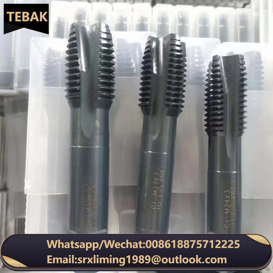 TEBAK Factory Supplier Machine Apex Tap DIN376 square Thread Tap DIN371 HSSE Carbide Spiral Machine Pointed Tap