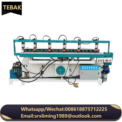 A TEBAK High Accuracy Pneumatic MXZ506A Woodworking Horizontal Multi Axis Spindles Drilling and Milling Machine