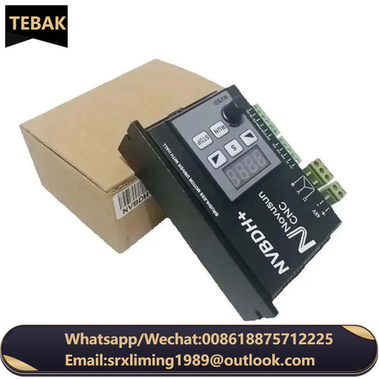 CNC milling machine spindle NVBDH + NVBDL brushless DC motor matching drive with controller 400W digital display