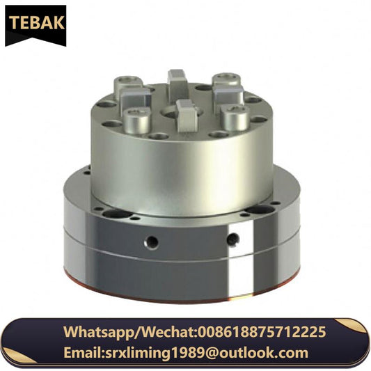 TEBAK Cnc Machining  Direct Selling 4 Jaw Solid Built-in Cylinder Pneumatic Vacuum Chuck D100 with Functional Base